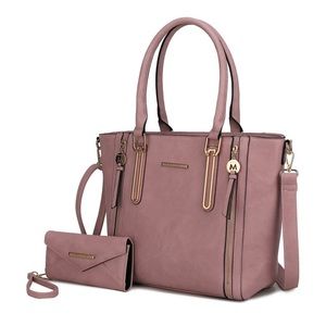 Margot Tote Handbag with Wallet Vegan Leather Purse